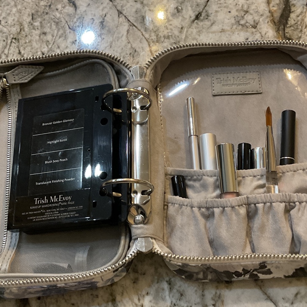 Trish McEvoy Makeup Planner with Silver and Black Accents